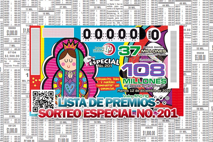 resultado sorteo especial 201